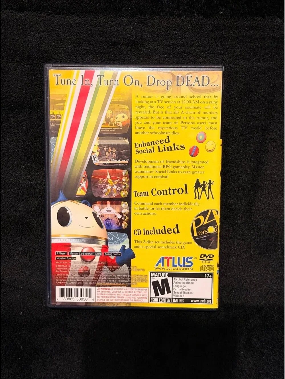 Persona 4 for PlayStation 2